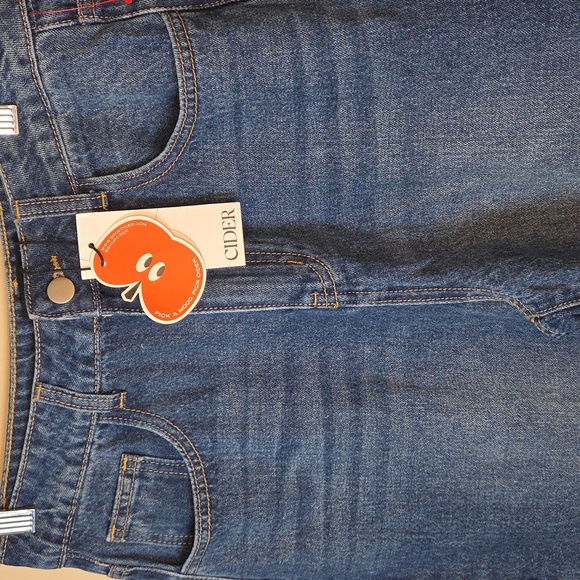 Cider Blue Wide Leg Jeans New Size S - Picture 3 of 11
